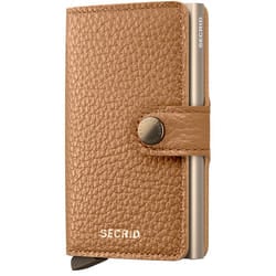 Secrid Miniwallet Portafoglio Cappuccino Vera pelle