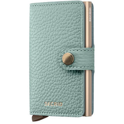 Secrid Miniwallet Portafoglio Colore acqua Vera pelle