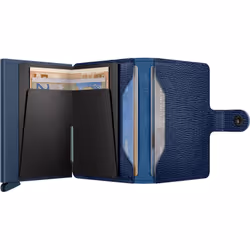 Secrid Miniwallet Portafoglio Blu marino Vera pelle - Vista aggiuntiva 3