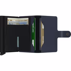 Secrid Miniwallet Portafoglio Blu marino Vera pelle - Vista aggiuntiva 4