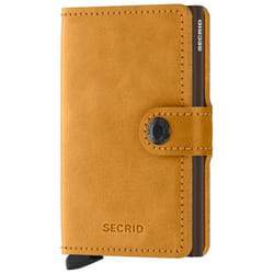 Secrid Miniwallet Portafoglio Ocra Pelle