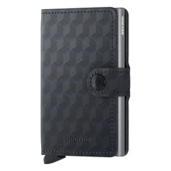 Secrid Miniwallet Portafoglio Nero Vera pelle
