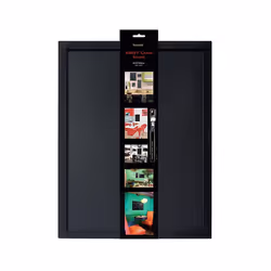 Securit WBW-BL-40-60 lavagna e accessori Nero Legno - Vista aggiuntiva 4