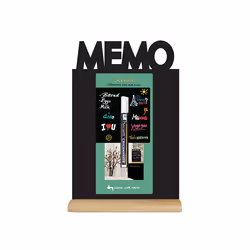 Securit Memo lavagna e accessori Nero Resina, Legno - Vista aggiuntiva 4