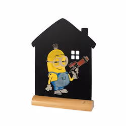 Securit FBT-HOUSE lavagna e accessori Nero Melammina, Legno di pino, Resina, Acciaio