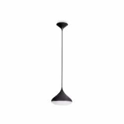 Philips myLiving Lampada a sospensione 407593016, Supporto flessibile, Nero, Nero, Sintetico, Sintetico, Camera da letto, Sog ...