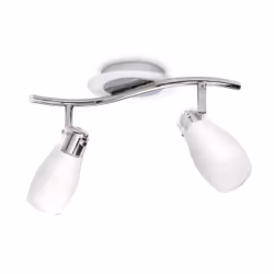 Philips myLiving Spot FUNNEL cromo, Faretto d'illuminazione da superficie, E14, 2 lampadina(e), Fluorescente, 2700 K, Cromo