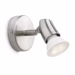Philips myLiving Spot LED KAYA cromato satinato, Faretto d'illuminazione da superficie, Lampadina/e non sostituibile/i, 1 lam ...