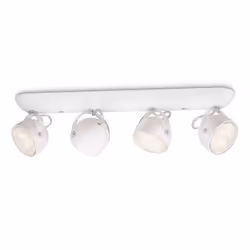 Philips myLiving DYNA white LED Spot light, Faretto d'illuminazione da superficie, Lampadina/e non sostituibile/i, 4 lampadin ...