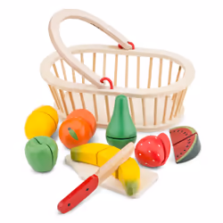 New Classic Toys Cutting Meal - Fruit Basket