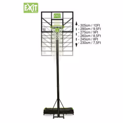 EXIT 46.65.10.00 impianto per pallacanestro Portatile Rettangolare Policarbonato (PC) - Vista aggiuntiva 6