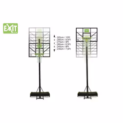 EXIT 46.65.10.00 impianto per pallacanestro Portatile Rettangolare Policarbonato (PC) - Vista aggiuntiva 7