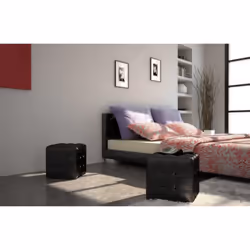 VidaXL 60740 comodino Nero - Vista aggiuntiva 2
