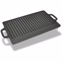 Il nostro BBQ / piastra per pizza reversibile in ghisa di alta qualità renderà la cottura un'esperienza gioiosa! Questa versa ...