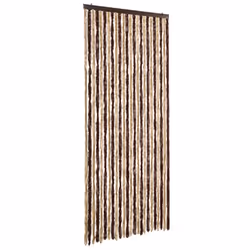 vidaXL Zanzariera Beige e Marrone Chiaro 100x220 cm Ciniglia - Vista aggiuntiva 2