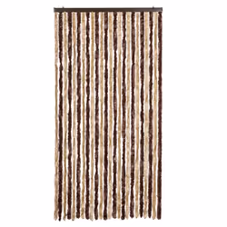 vidaXL Zanzariera Beige e Marrone Chiaro 100x220 cm Ciniglia - Vista aggiuntiva 3