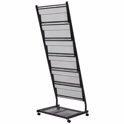 VidaXL 30100 portariviste Nero