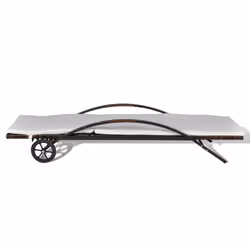 VidaXL 42488 sedia da esterno Salone Seduta imbottita Rattan sintetico, Acciaio Crema, Bianco - Vista aggiuntiva 4
