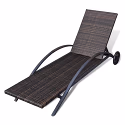 VidaXL 42488 sedia da esterno Salone Seduta imbottita Rattan sintetico, Acciaio Crema, Bianco - Vista aggiuntiva 5