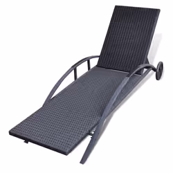 VidaXL 42495 sedia da esterno Salone Seduta imbottita Rattan sintetico, Acciaio Crema, Bianco - Vista aggiuntiva 5