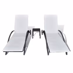 VidaXL 42497 sedia da esterno Salone Seduta imbottita Rattan sintetico, Acciaio Crema, Bianco - Vista aggiuntiva 3