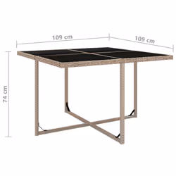 VidaXL 42545 set mobili da esterno - Vista aggiuntiva 8