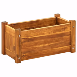 vidaXL Letto Rialzato da Giardino in Legno di Acacia 50x25x25 cm - Vista aggiuntiva 2