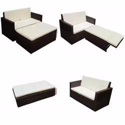 VidaXL 42733 set mobili da esterno - Vista aggiuntiva 4