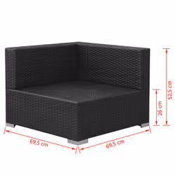 VidaXL 42748 set mobili da esterno - Vista aggiuntiva 8