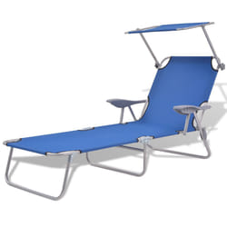 VidaXL 42931 sedia da esterno Salone Seduta imbottita Poliestere Blu
