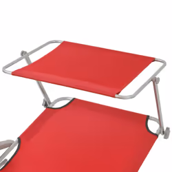 VidaXL 42933 sedia da esterno Salone Seduta imbottita Poliestere Rosso - Vista aggiuntiva 3