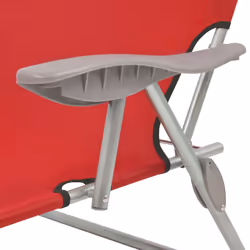 VidaXL 42933 sedia da esterno Salone Seduta imbottita Poliestere Rosso - Vista aggiuntiva 4