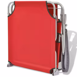 VidaXL 42933 sedia da esterno Salone Seduta imbottita Poliestere Rosso - Vista aggiuntiva 6