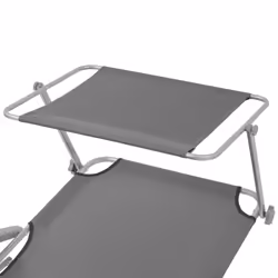 VidaXL 42934 sedia da esterno Salone Seduta imbottita Poliestere Grigio - Vista aggiuntiva 4