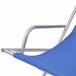 VidaXL 42935 sedia da esterno Terrazzo Cloruro di polivinile (PVC) Blu - Vista aggiuntiva 5