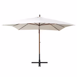 Ombrellone Pensile 300x300 cm con Palo in Legno Biancocod mxl 118879 - Vista aggiuntiva 2