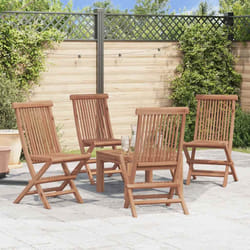 VidaXL 43040 sedia da esterno Terrazzo Teak