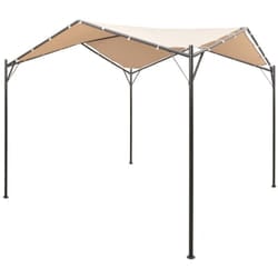 Vidaxl - Gazebo Padiglione Tenda Tettoia 3x3 m Acciaio Beige 9901