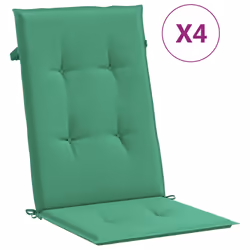 vidaXL Cuscini per Sedie 4 pz Grigi 120x50x3 cm in Tessuto - Vista aggiuntiva 2