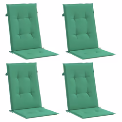 vidaXL Cuscini per Sedie 4 pz Grigi 120x50x3 cm in Tessuto - Vista aggiuntiva 3