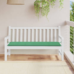 Cuscino per Panca, Comodo Cuscino per sgabello Verde 150x50x3 cm in Tessuto Oxford Vidaxl 2762