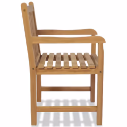 VidaXL 43250 sedia da esterno Terrazzo Teak Marrone - Vista aggiuntiva 4