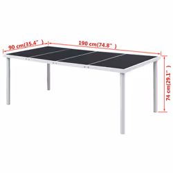 VidaXL 43307 tavolo da esterno - Vista aggiuntiva 3
