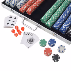 Set da Poker con 1000 Chips Alluminiocod mxl 129746 - Vista aggiuntiva 3