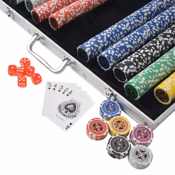 Set da Poker con 1000 Chips Laser Alluminiocod mxl 81846 - Vista aggiuntiva 3