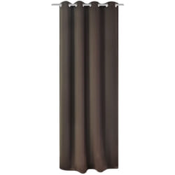 Tenda Oscurante con Occhielli in Metallo 270x245 cm Marrone Vidaxl 67094