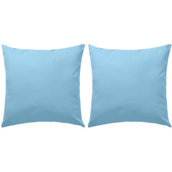 Cuscini da Esterno 2 pz 45x45 cm Celesti Vidaxl 44046