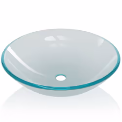 vidaXL Lavandino in Vetro Temperato 42cm Smerigliato - Vista aggiuntiva 3