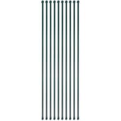 Vidaxl - Pali da Giardino 10 pz in Metallo 1,5 m Verde 48308