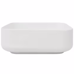 vidaXL Lavandino Quadrato in Ceramica Bianca 39x39x13,5 cm - Vista aggiuntiva 3